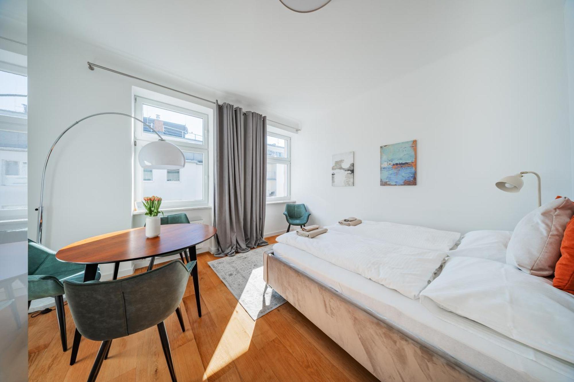 Sonnige Altbauwohnung Nahe Wien Hauptbahnhof Exteriör bild